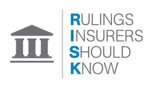 RISK (Rulings Insurers Should Know) logo.